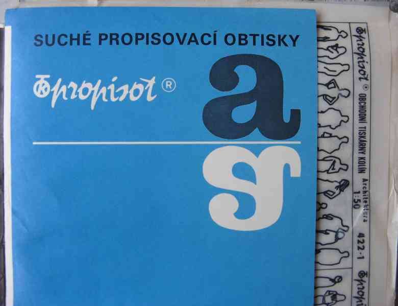 Propisot (suché propisovací obtisky) z 80.let - foto 2