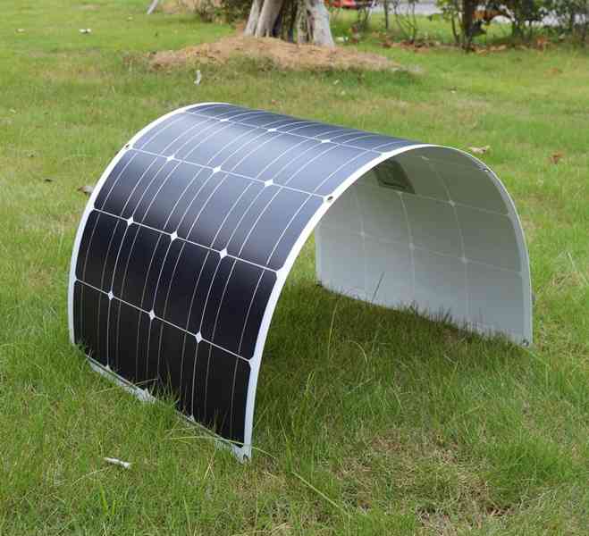 Solární panel fotovoltaický flexibilní 100W - foto 4