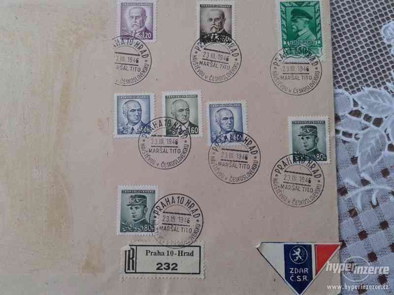originální aršíky příjezdu prezidenta v roce 1945 - foto 5