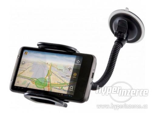 Univerzální držák pro mobily, GPS s přísavkou do auta - foto 2