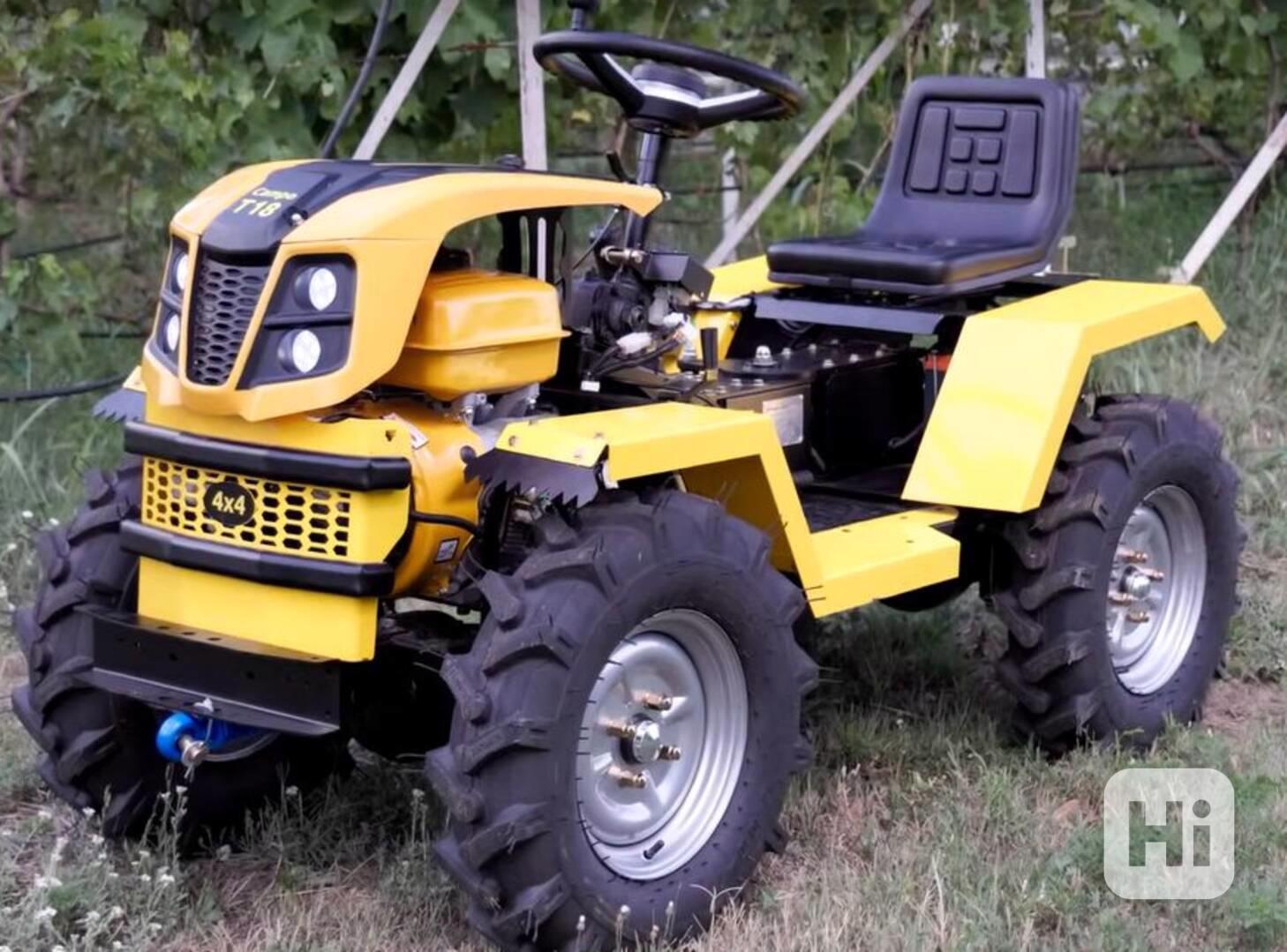 Minitraktor T18 VER-G2 4x4,18HP benzin - foto 1