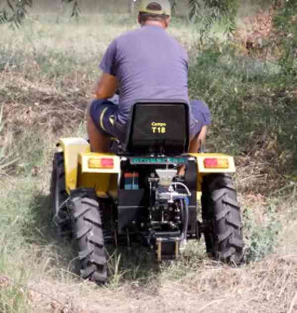Minitraktor T18 VER-G2 4x4,18HP benzin - foto 3