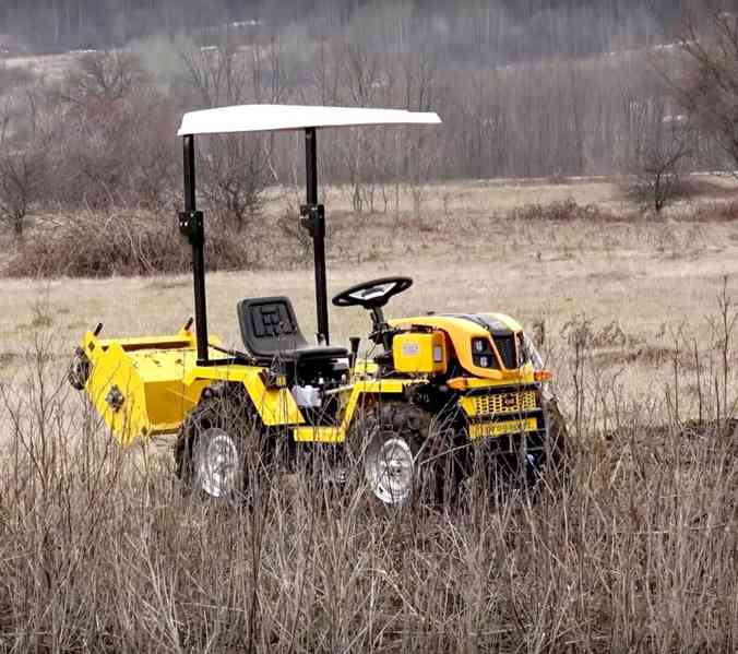 Minitraktor T18 VER-G2 4x4,18HP benzin - foto 4