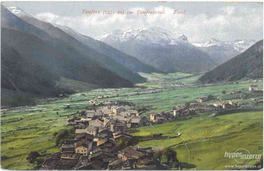 Stará pohlednice Tyroly - Taufers - foto 1