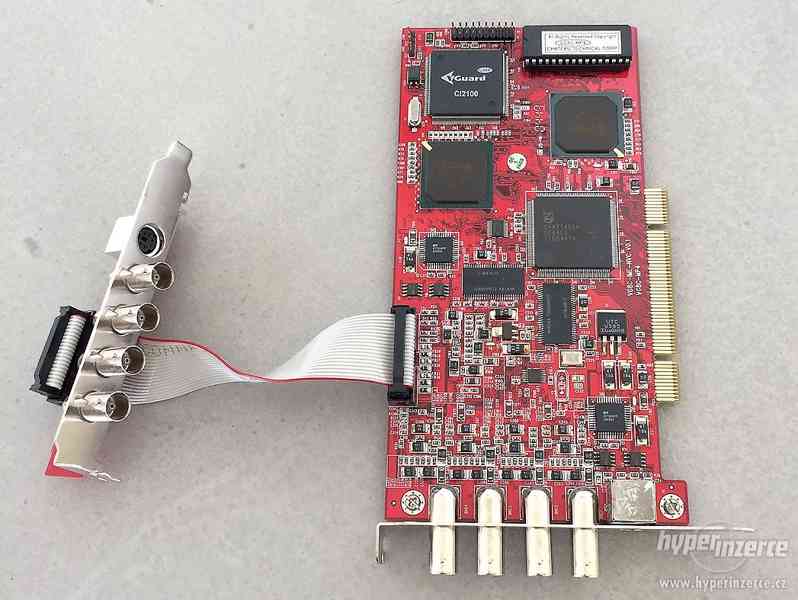 PCI karta Vguard vg8c-mp4 pro připojení kamer - foto 1