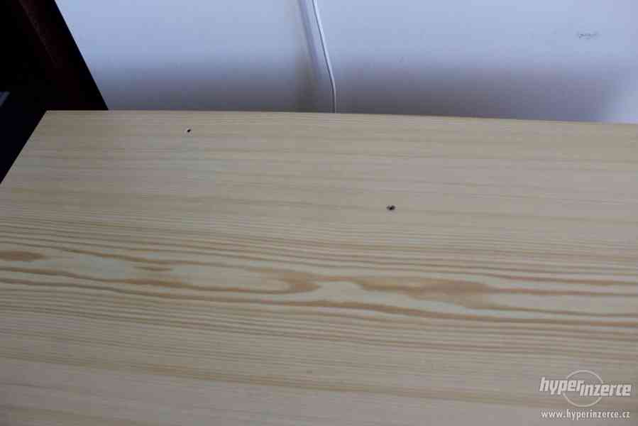 Psací stůl s odnímatelnou deskou  - borovice - foto 7