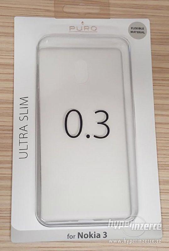 Zadní kryt pro Nokia 3 transparetní - foto 1