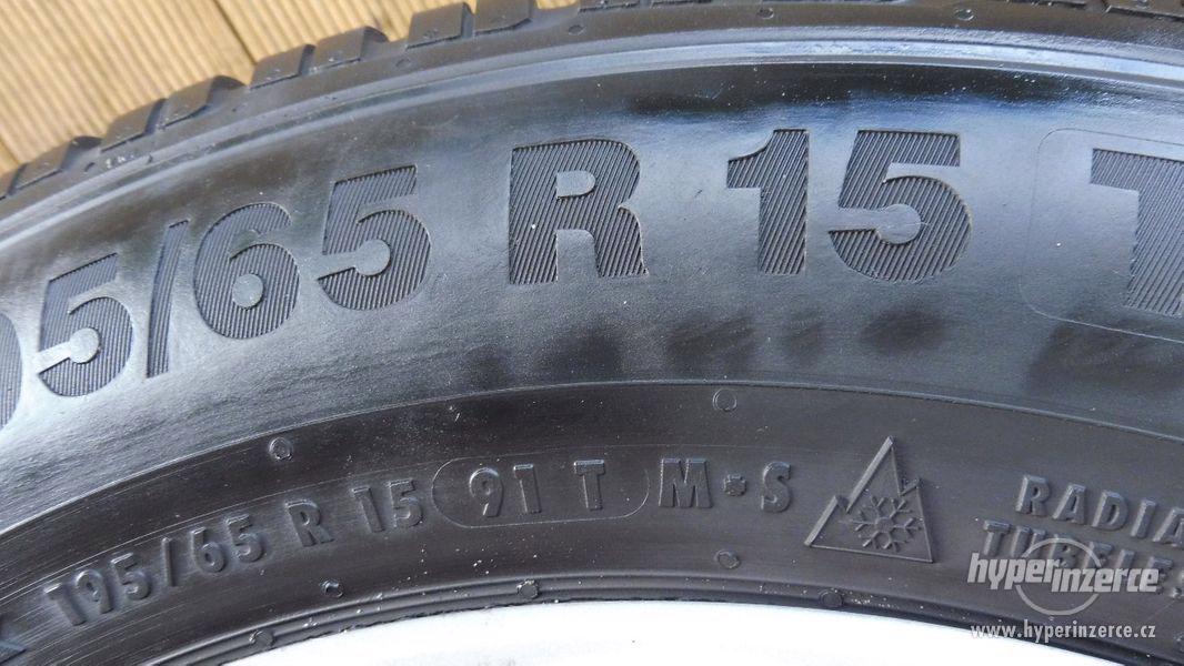ZIMNÍ SADA OCTAVIA2: PLECHÁČE R15 5x112 ET47 195/65/15 8mm - foto 6