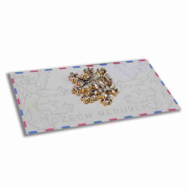 Odznak Český lev - zlatý