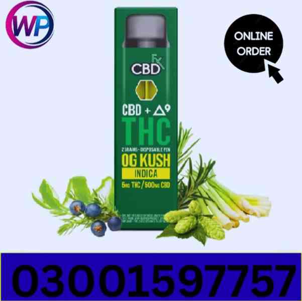 CBD + Delta-9 THC Vape OG Kush price In Pakistan 03001597757