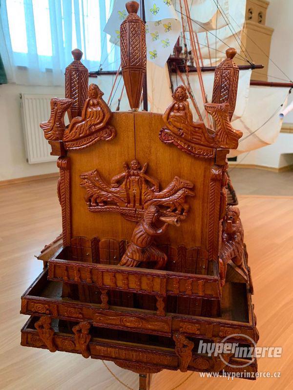Dřevěný model lodi Sovereign of the Seas 1630 - foto 5