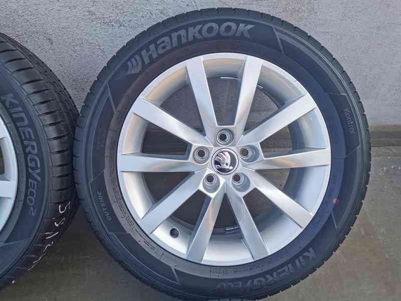 205/55R16 alu kola škoda scala 6x16 5x100 ET38 letní pneu  - foto 5