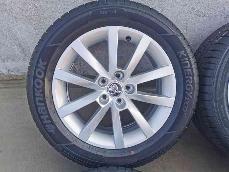 205/55R16 alu kola škoda scala 6x16 5x100 ET38 letní pneu  - foto 4