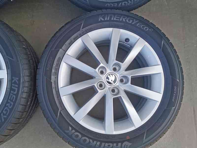 205/55R16 alu kola škoda scala 6x16 5x100 ET38 letní pneu  - foto 6