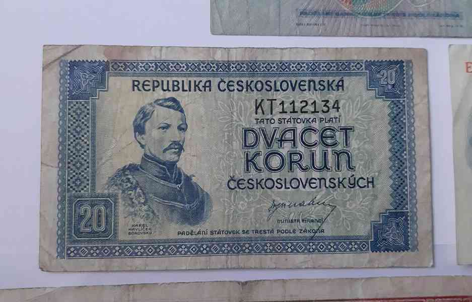 Bankovky 20 Kčs 1926 - 1988 - foto 5