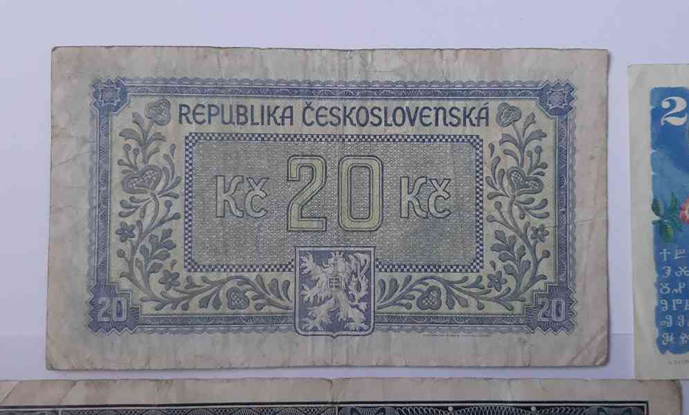 Bankovky 20 Kčs 1926 - 1988 - foto 6
