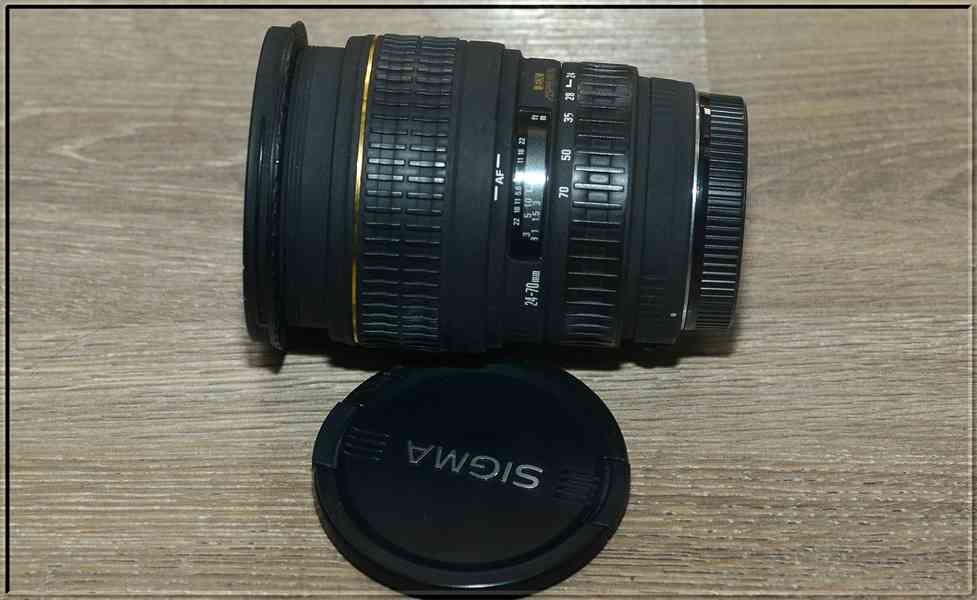 pro Canon - Sigma DG 24-70mm F/2.8 EX ASPHERICAL **full-fram - foto 3