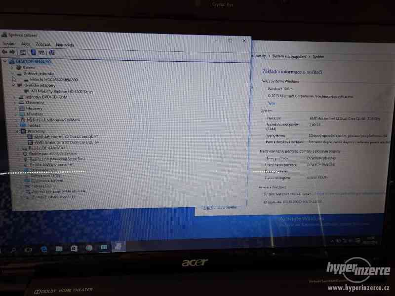 Acer Aspire 5536G,2GB-DDR2,250GBHDD,Radeon HD 4570-512MB - foto 7