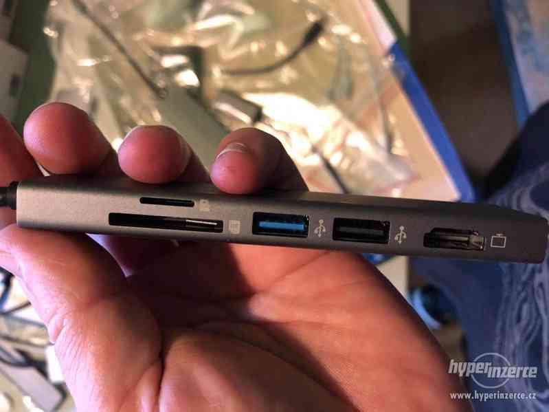USB C Hub na HDMI,USB PD,USB3.0,USB2.0,SD/TF) - foto 2