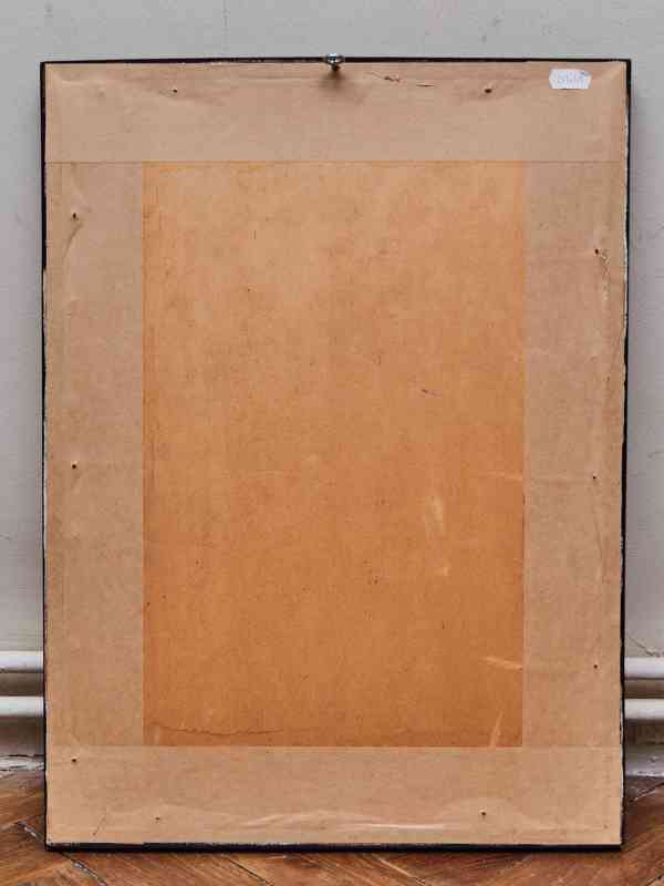 Jeptišky před klášterem akvarel 49 X 36 cm - foto 8