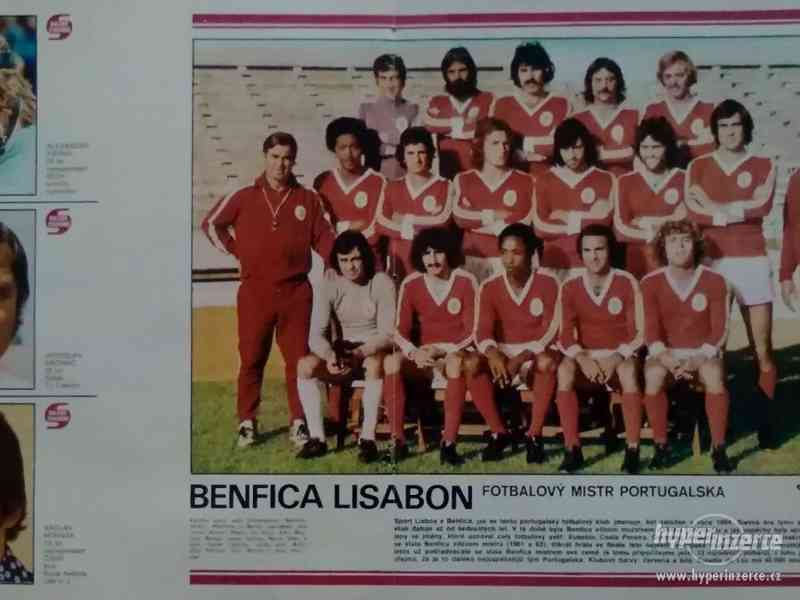 Benfica Lisabon 1977 - fotbalový mistr Portugalska - foto 1