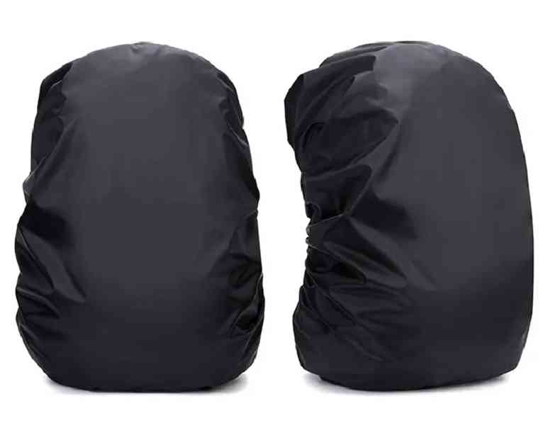 Ultralehká pláštěnka na batoh, 60l, NOVÁ, černá - foto 2