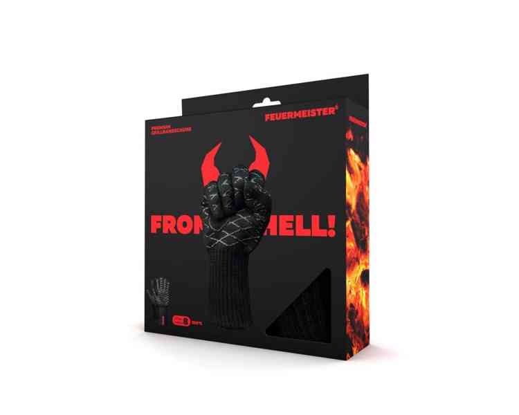 Kevlarové grilovací rukavice Feuermeister BBQ Premium - foto 3