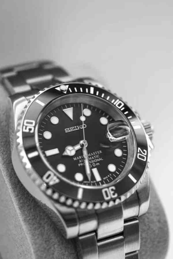 Hodinky SeikoMod Submariner Black - foto 5