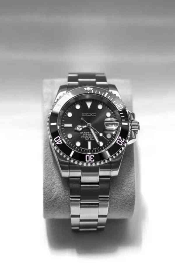 Hodinky SeikoMod Submariner Black - foto 3