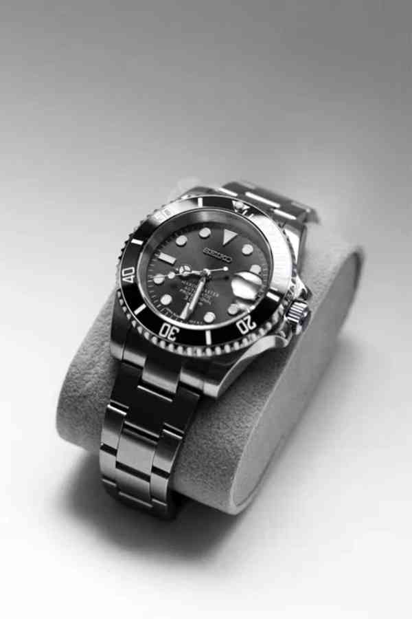 Hodinky SeikoMod Submariner Black - foto 6