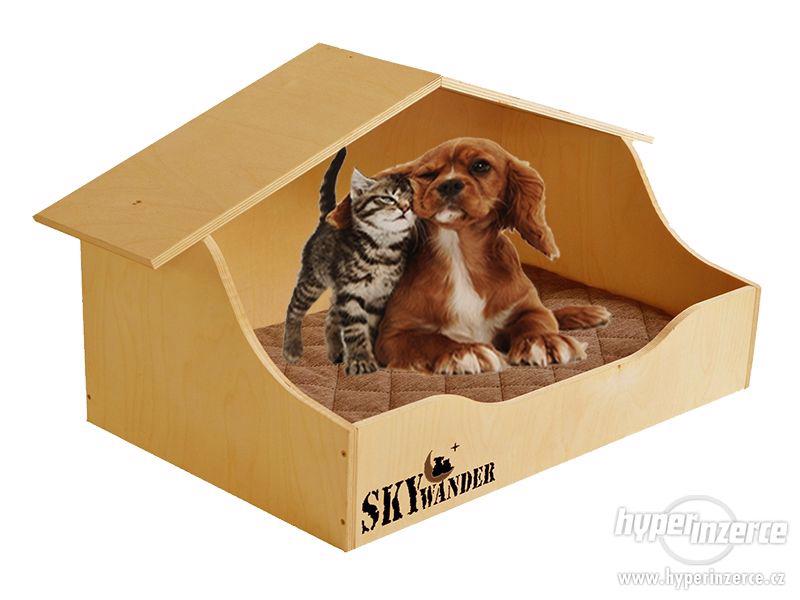 Pelíšky pro kočky a psy ze dřeva - foto 2