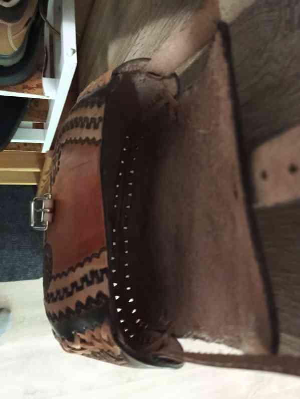 Kožená kabelka z Mexika 