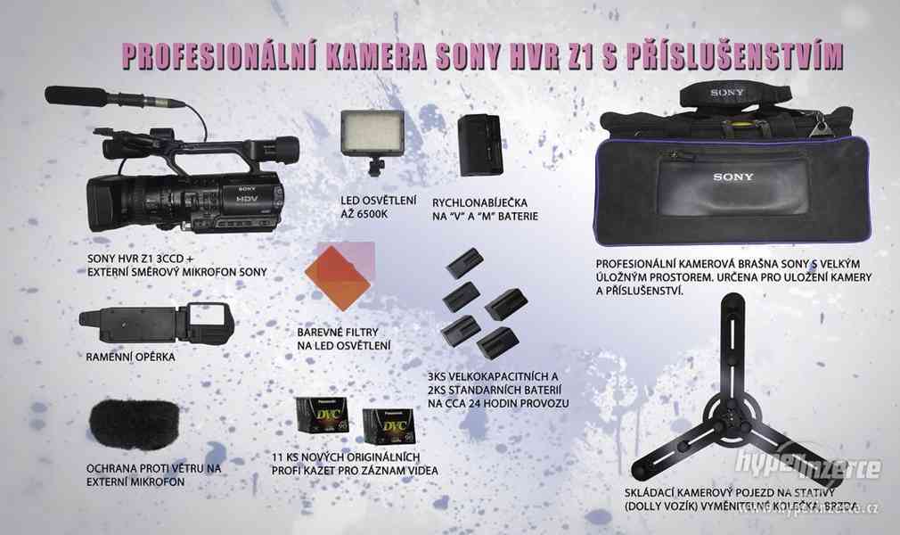 Profi kamera Sony HVR-Z1 včetně příslušenství - foto 2