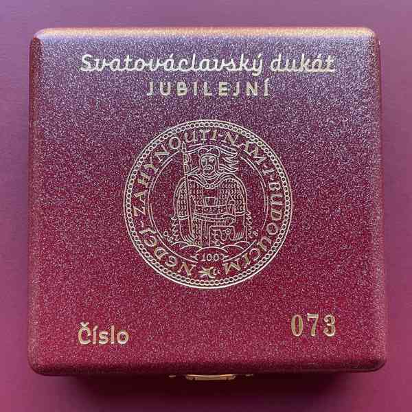 Jubilejní číslovaný svatováclavský dukát - foto 7
