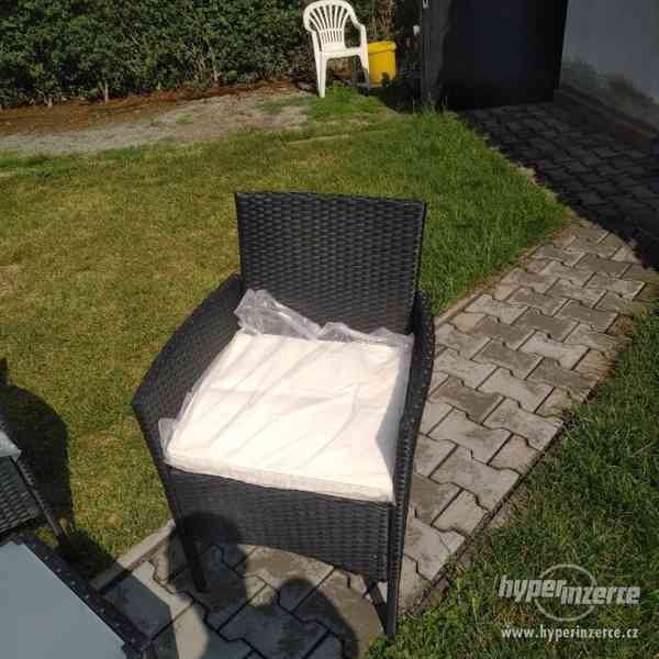 zahradni nabytek balkon terasa set sedacka ratan - foto 4