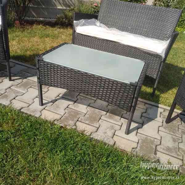 zahradni nabytek balkon terasa set sedacka ratan - foto 23