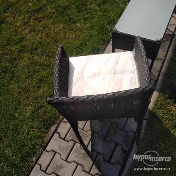 zahradni nabytek balkon terasa set sedacka ratan - foto 26