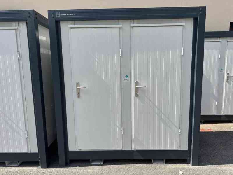 Sanitární kontejner 2x kabina s WC a umyvadlem - foto 2