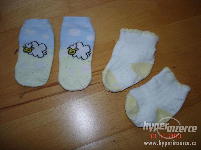 Ponožky na novorozence - foto 1