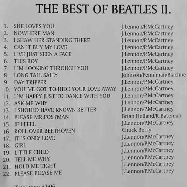 CD - BEATLES / The Best Of Beatles II. - foto 2