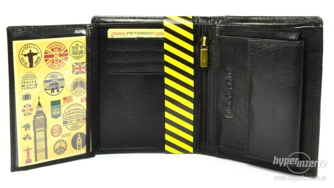 Moderní pánská kožená peněženka - foto 5