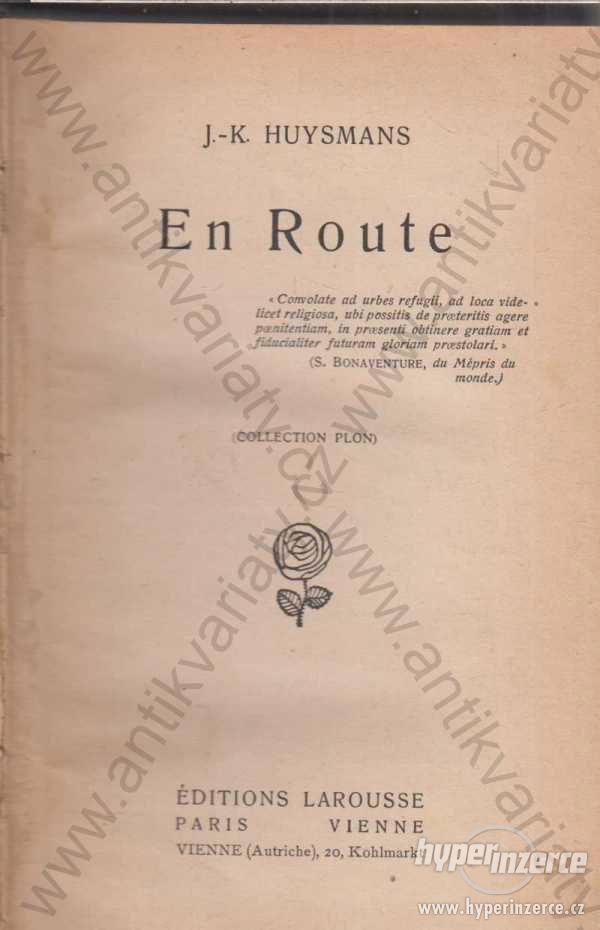 En Route J. - K. Huysmans Éditions Larousse - foto 1