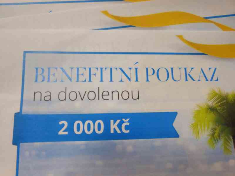 Benefitní poukázky na dovolenou.Exim tours,Fischer.Sleva 10% - foto 2