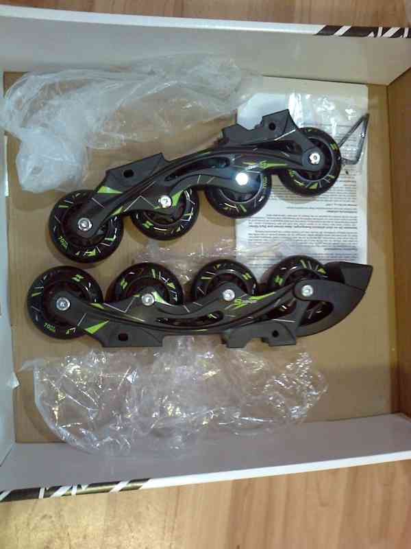 Brusle chlapecké nastavitelné 32-36 i kolečka - foto 5