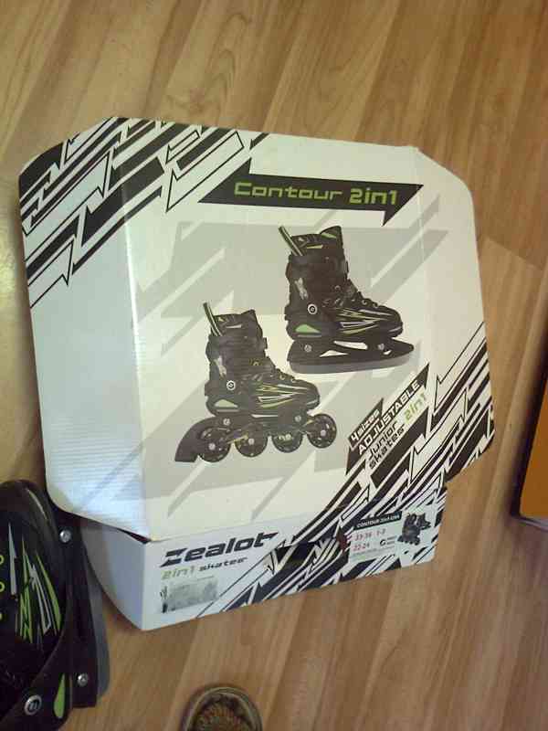 Brusle chlapecké nastavitelné 32-36 i kolečka - foto 7