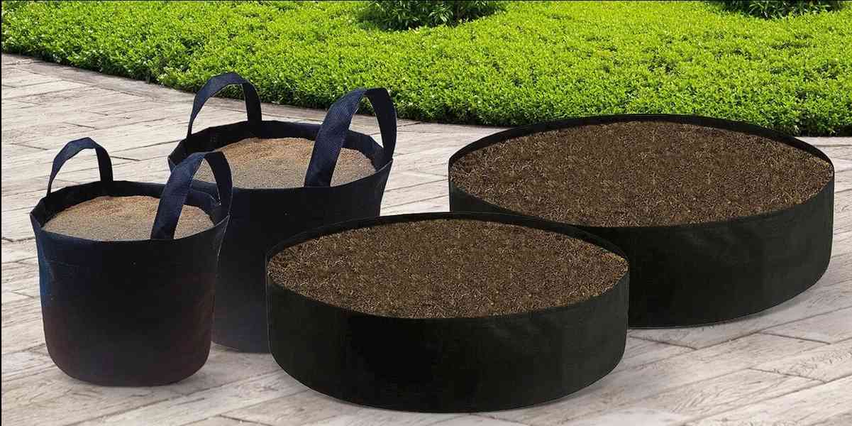 Moon River textilní květináč černý objem 17 l - foto 2