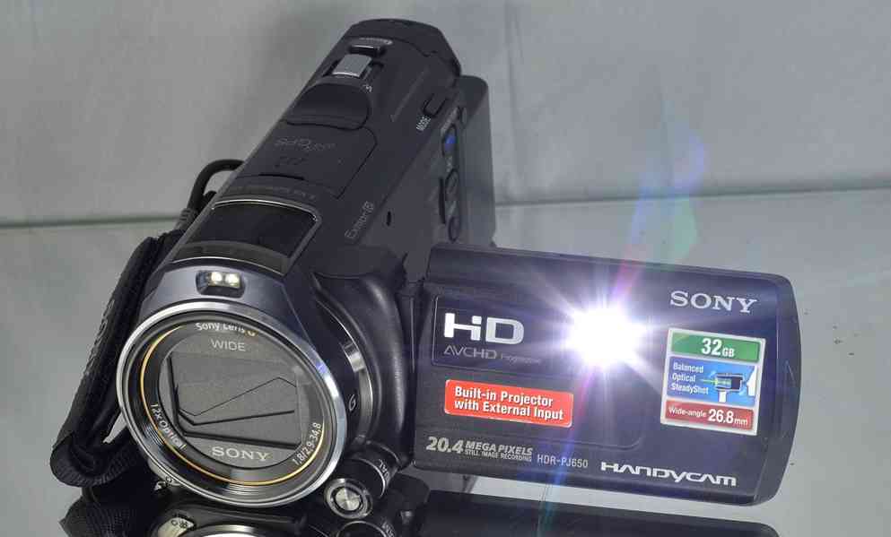 Sony HDR-PJ650VE *kamera s projektorem*FullHDV*GPS - foto 8