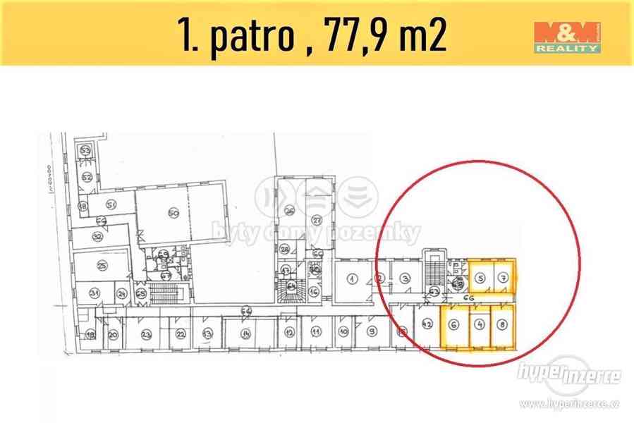Pronájem, kancelářský prostor, 78 m?, Plzeň, ul. Poděbradova - foto 3