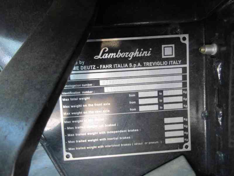 Traktor kolový Lamborghini R3 EVO 85 s příslušenstvím - foto 10