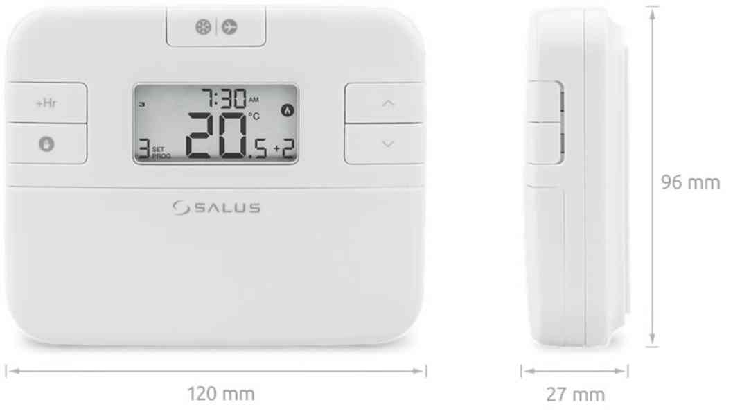 Prostorový digitální termostat Salus RT510. - foto 2